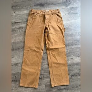 Carhartt Carpenter Pants Brown Rugged Flex Relaxed Fit Duck BN3279-M Men's 32x30